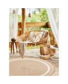 Tapis extérieur/intérieur Bangkok 2 beige - D.200 cm