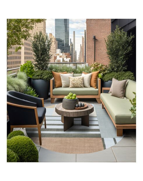 Tapis extérieur/intérieur Pacific multicolore - D.200 cm