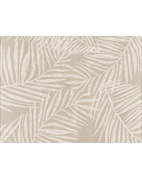 Tappeto per esterni/interni Beige Leaves - 200x266 cm
