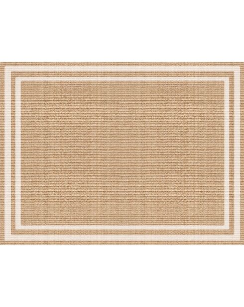 Agnan Teppich für drinnen und draußen, 200 x 266 cm, beige