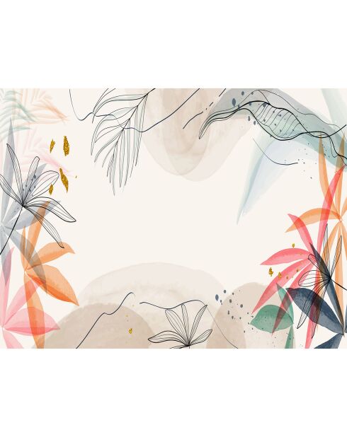 Tapis extérieur/intérieur Jardín Osaka multicolore - 200x266 cm