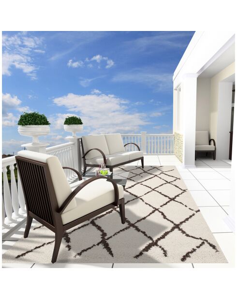 Tapis extérieur/intérieur Zoraida multicolore - 200x266 cm