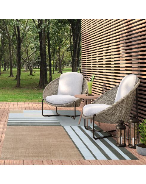 Tapis extérieur/intérieur Pacific multicolore - 200x266 cm