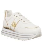 Sneakers Elio blanc/doré