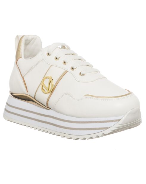 Sneakers Elio blanc/doré