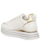 Sneakers Elio blanc/doré