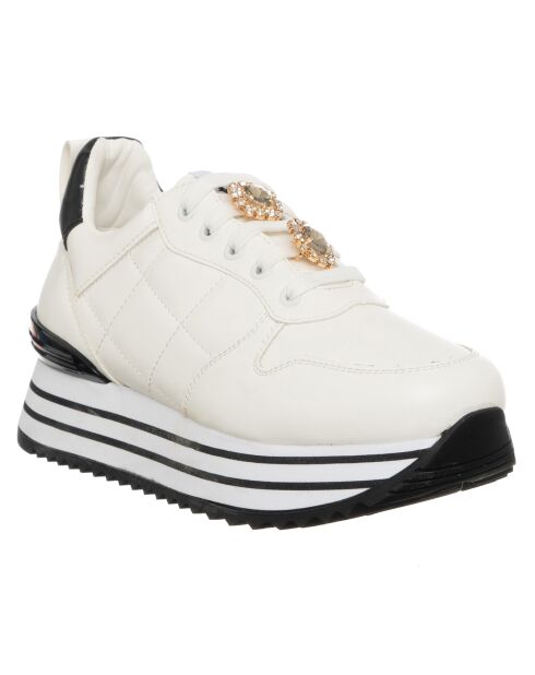 Wit/zwarte sneakers van Solal