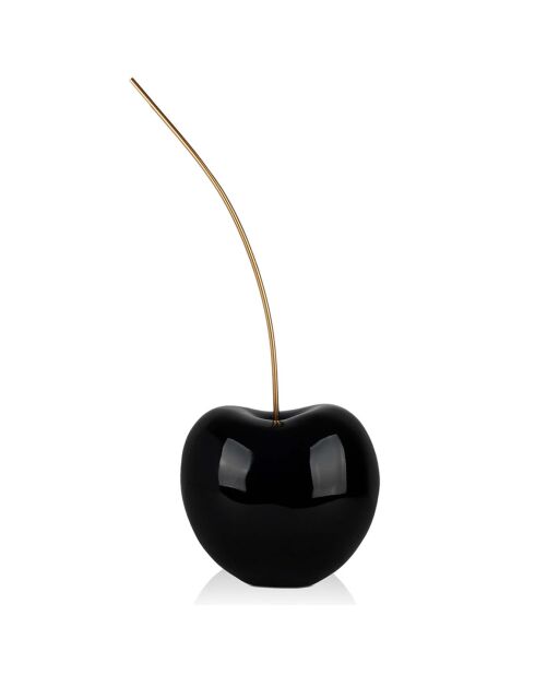 Sculpture en résine Cerise noire - 54x22x18 cm