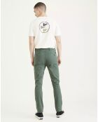 Pantalon Smart Supreme Flex Skinny vert moyen