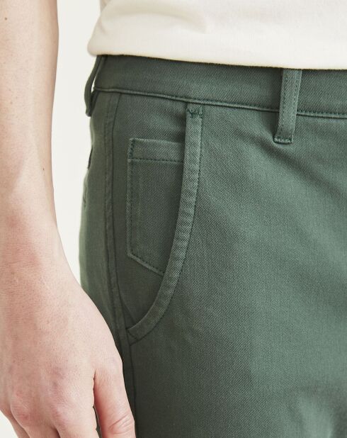 Pantalon Smart Supreme Flex Skinny vert moyen