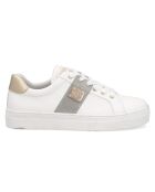 Sneakers Noia aus Leder in Weiß/Silber