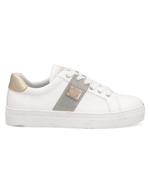 Sneakers Noia aus Leder in Weiß/Silber