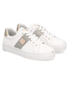 Sneakers Noia aus Leder in Weiß/Silber