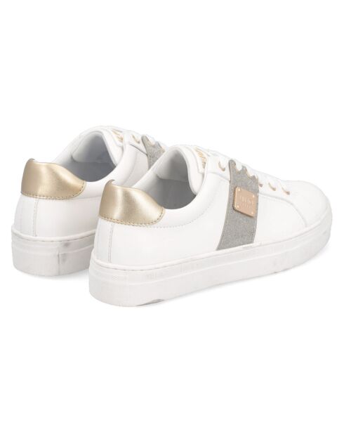 Sneakers Noia aus Leder in Weiß/Silber