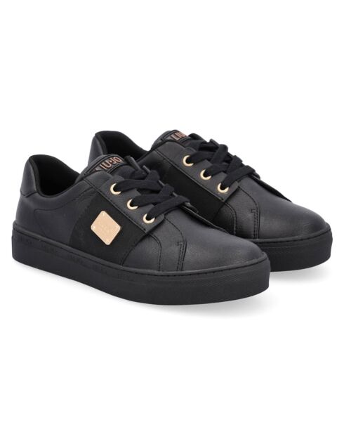 Sneakers en Cuir Elina noires