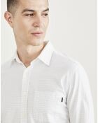 Chemise Original Slim beige/bleu