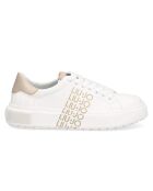 Sneakers Wania aus Leder in Weiß/Gold