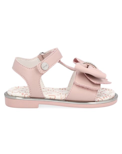 Sandales en Cuir Mini Sally rose