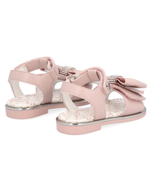 Sandales en Cuir Mini Sally rose