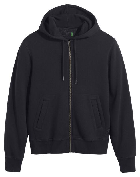 Veste à Capuche Full Zip noire