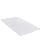 Surmatelas Mémoire de forme et Zonage de confort Nuage blanc - 90x190 cm