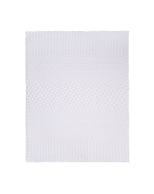 Surmatelas Mémoire de forme et Zonage de confort Nuage blanc - 90x190 cm