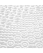 Surmatelas Mémoire de forme et Zonage de confort Nuage blanc - 180x200 cm