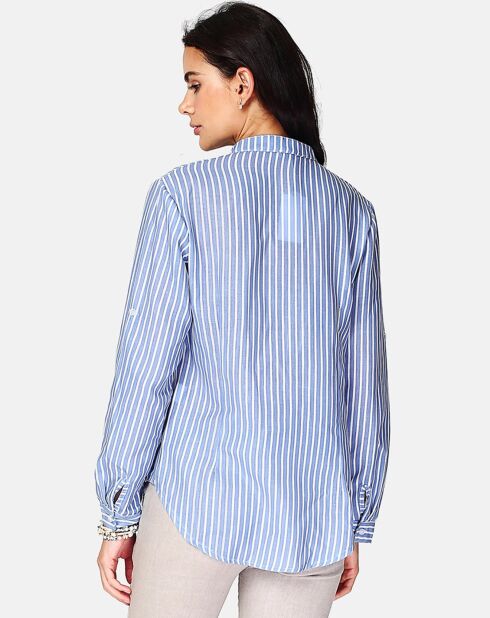 Chemise 100% Lin Anya azur
