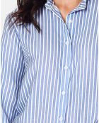 Chemise 100% Lin Anya azur