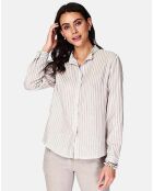 Chemise 100% Lin Anya beige