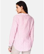 Chemise 100% Lin Anya rose