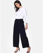 Pantalon 100% Lin Solene noir