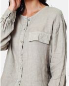 Chemise 100% Lin Lena beige