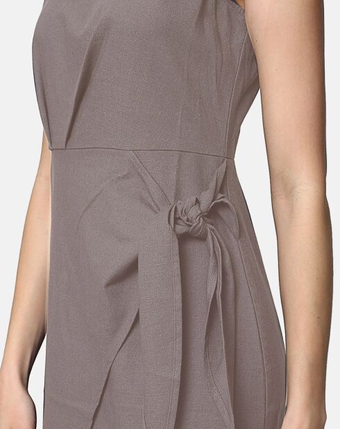 Robe 100% Lin Carole desert
