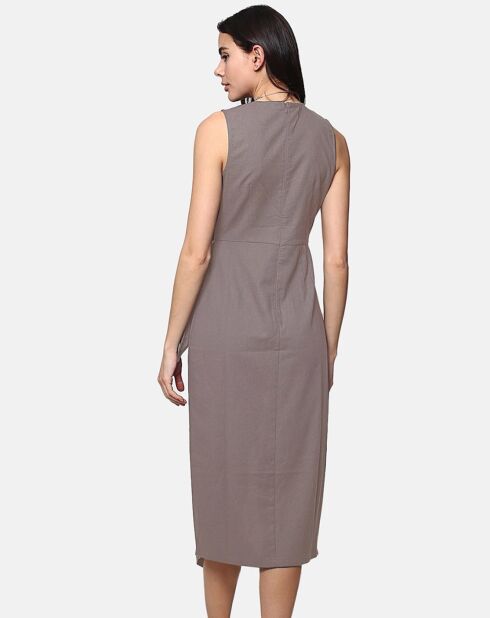 Robe 100% Lin Carole desert