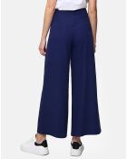 Pantalon 100% Lin Chloe marine