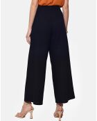 Pantalon 100% Lin Chloe noir