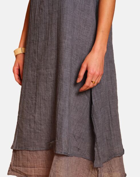 Robe 100% Lin Suzie marine