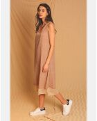 Robe 100% Lin Suzie marron