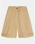 Short Paperbag pinces beige