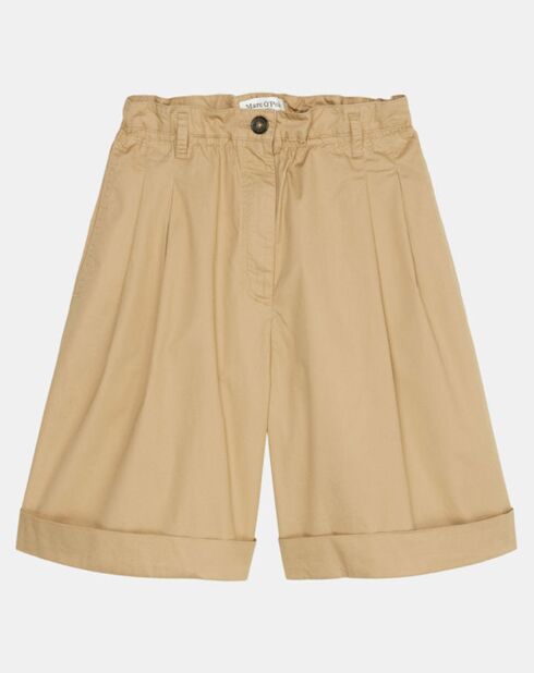 Short Paperbag pinces beige