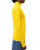 T-Shirt 100% Coton Bio col roulé jaune