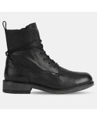 Boots en Cuir Catria noires