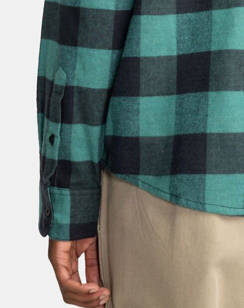 Chemise en Flanelle Tacoma à carreaux verte