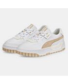 Baskets en Cuir Cali Dream blanc/beige