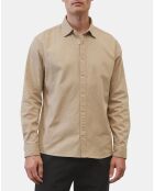 Chemise Regular Fit chinée beige