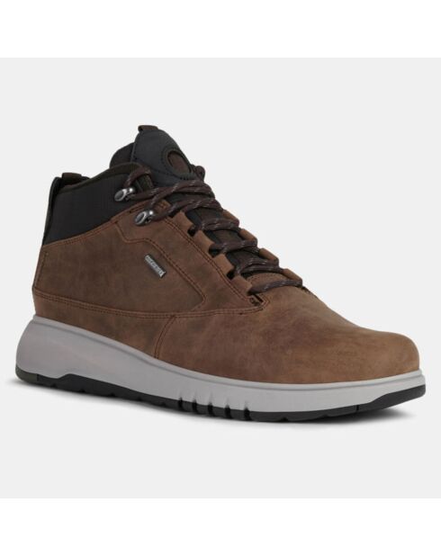 Baskets en Velours de Cuir Aerantis 4X4 marron