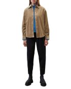 Chemise en Velours côtelé marron