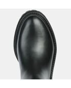 Chelsea Boots en Cuir Iridea noires