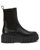 Chelsea Boots en Cuir semelle chunky noires